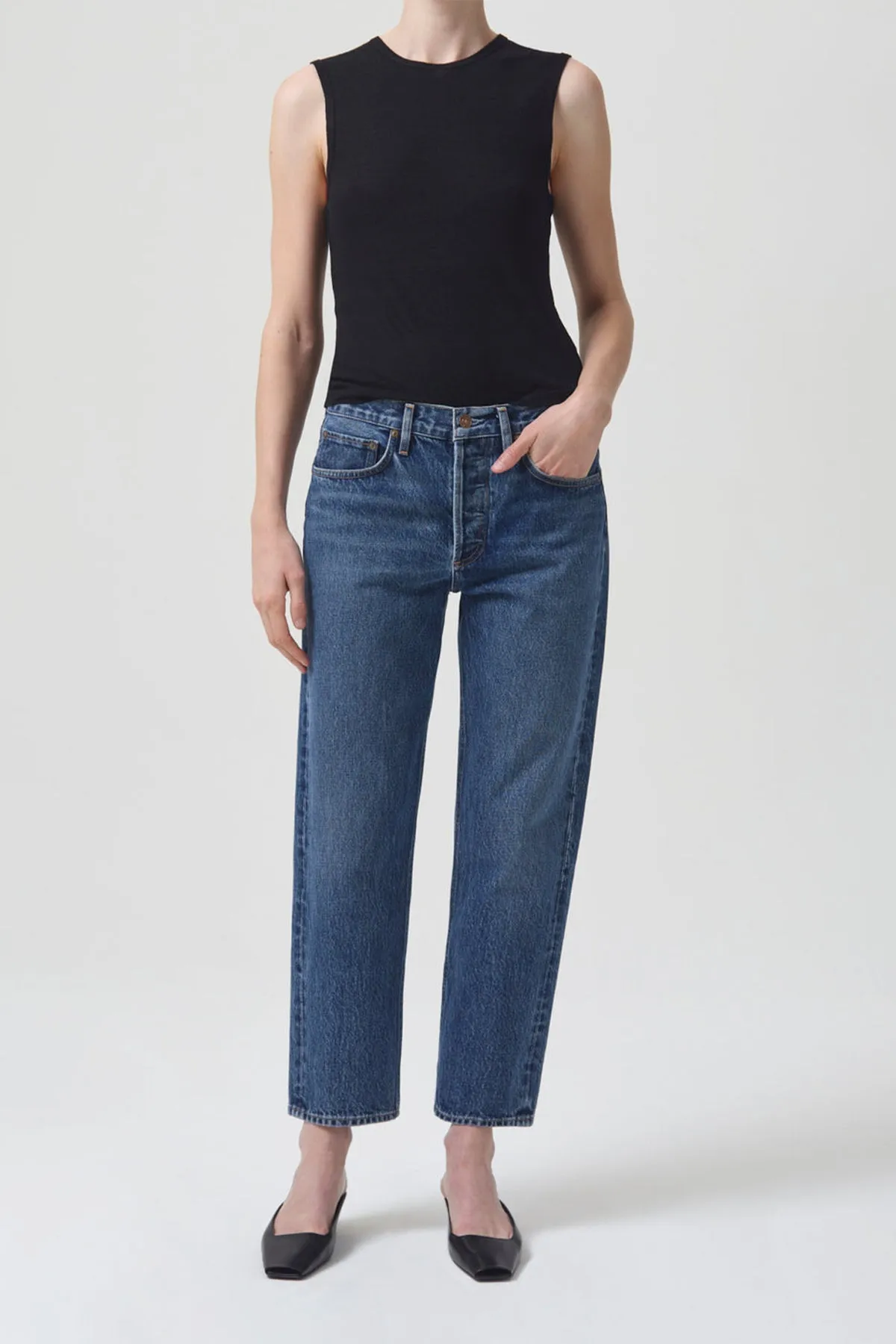 Parker Easy Straight Jean in Placebo
