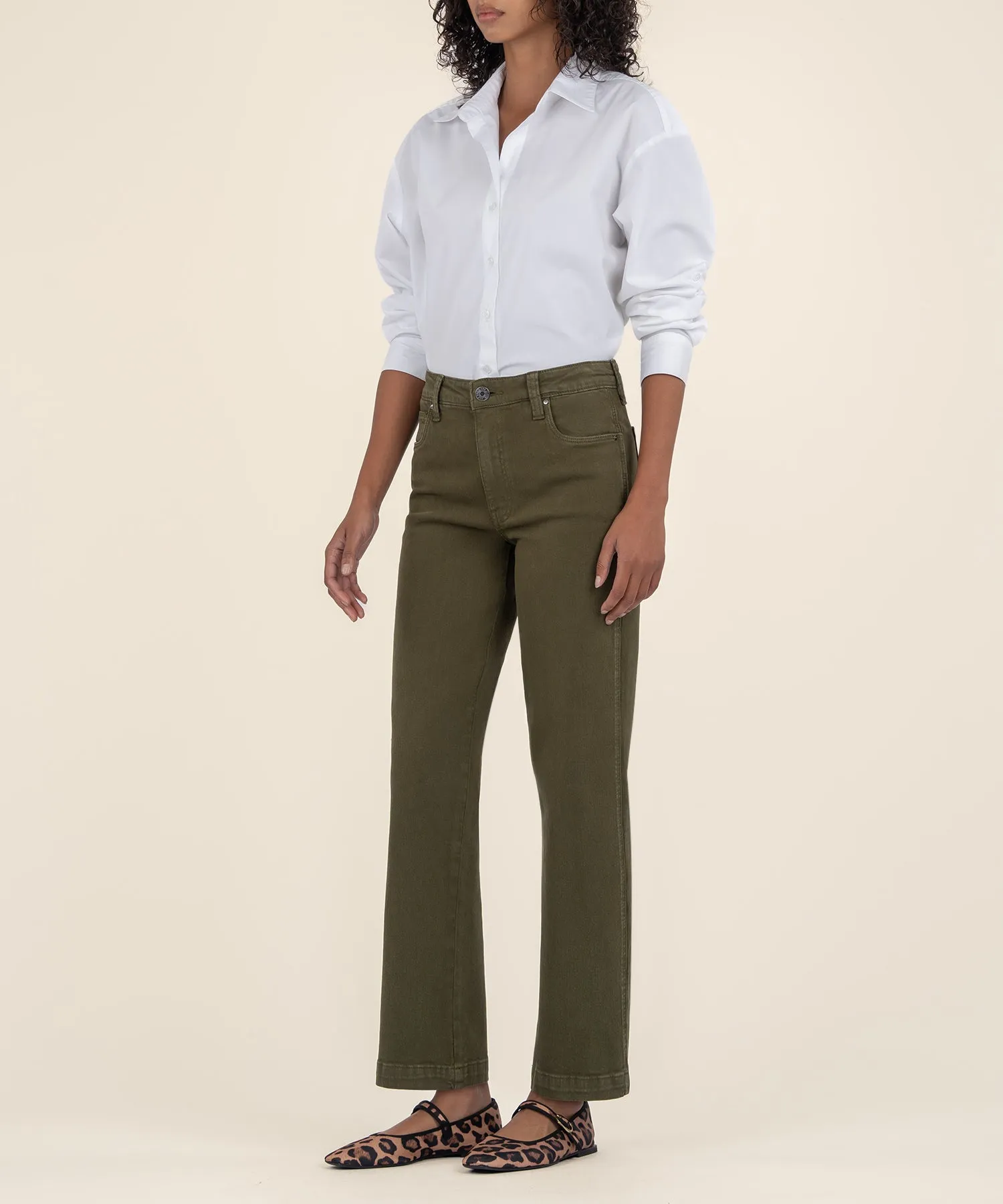 Pattie High Rise Straight Leg, Petite