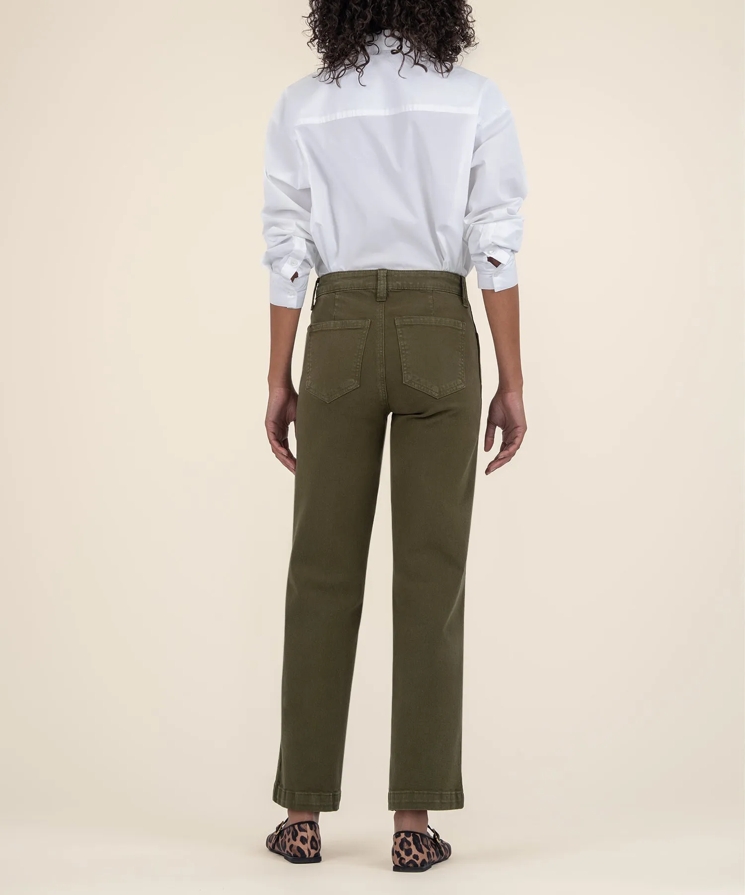 Pattie High Rise Straight Leg, Petite