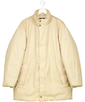 Paul & Shark Beige Genuine Goose Down Puffer Coat UK L