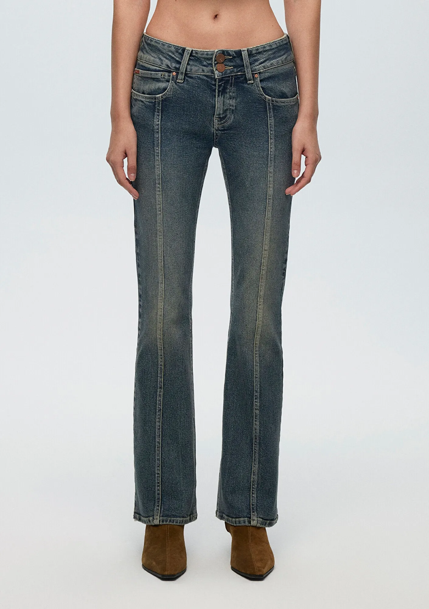 Penelope Mid Vintage Denim Jean Pants