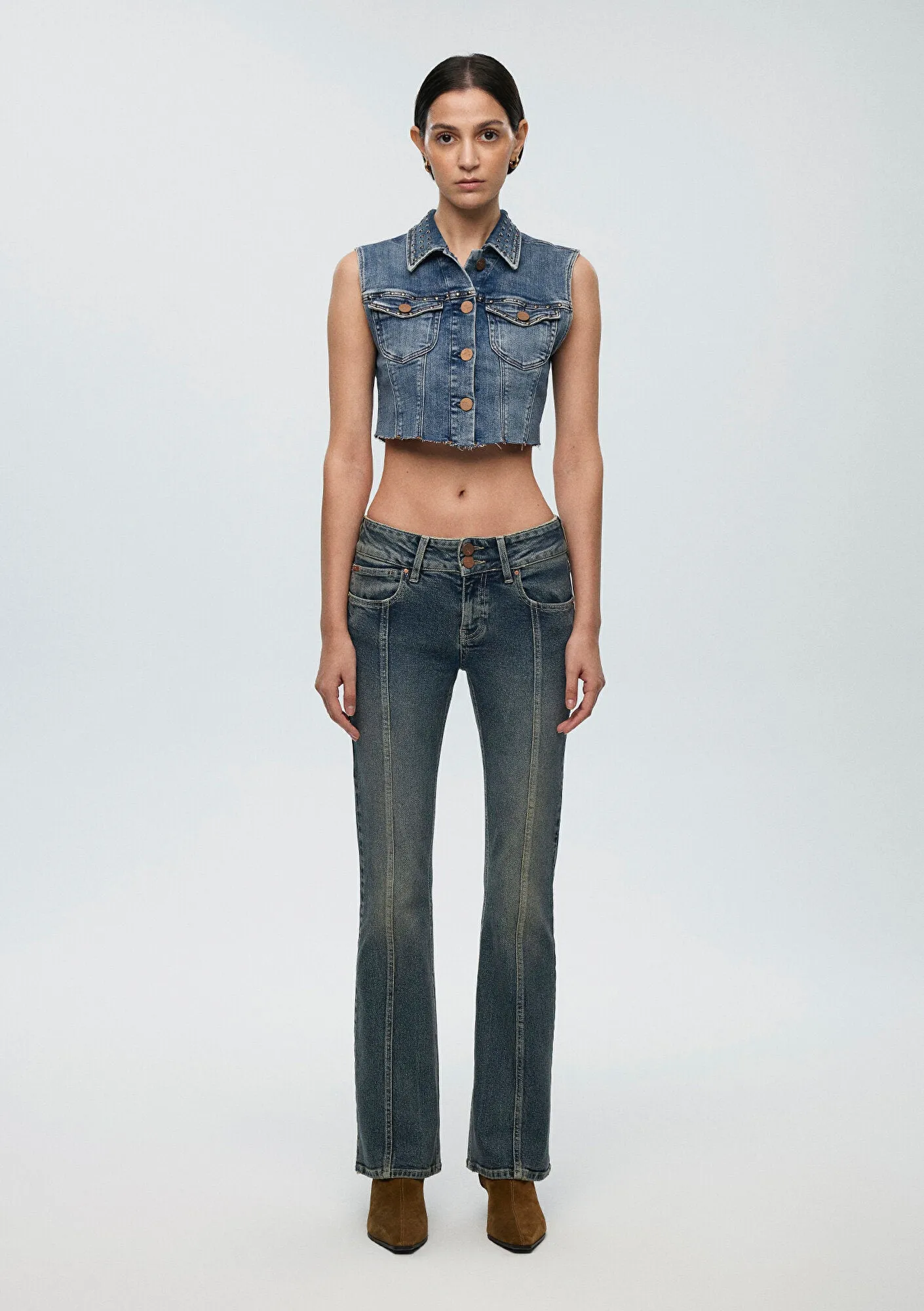 Penelope Mid Vintage Denim Jean Pants