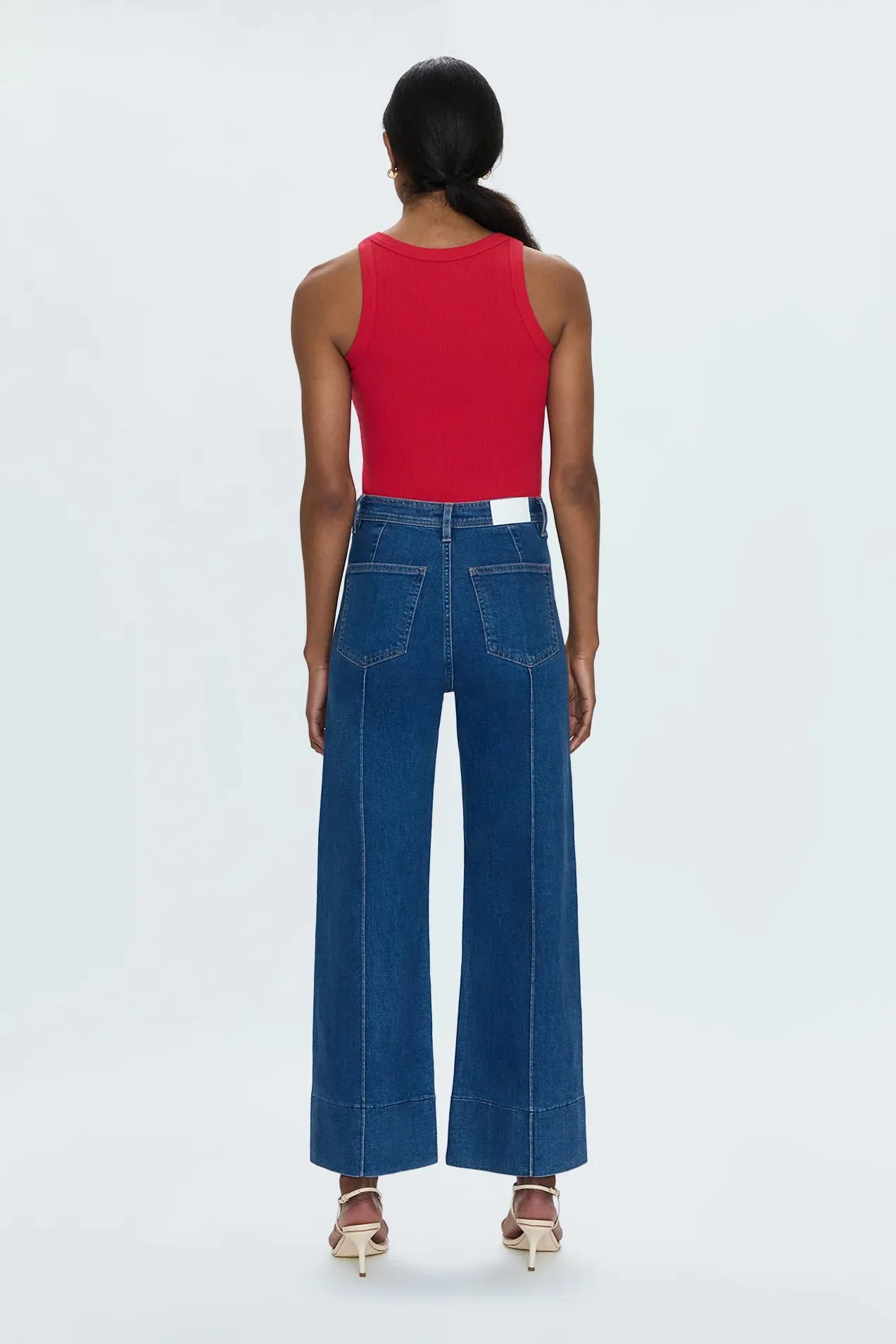 Penny High Rise Wide Jean - Country Club