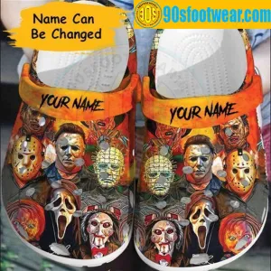 Personalized Halloween Horror Movie Characters Classic Clogs