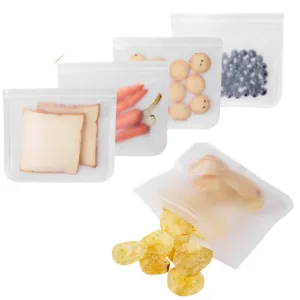 PEVA Grocery Bag Kitchen Food Freshness Protection Package Refrigerator Food Storage Envelope Bag