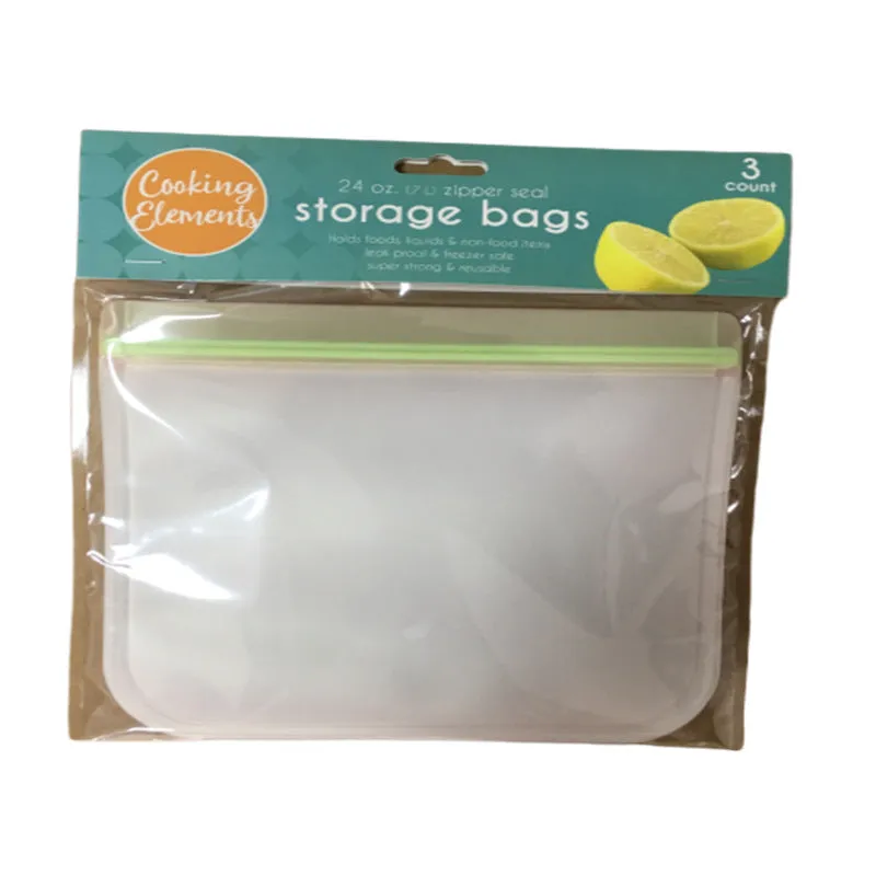 PEVA Grocery Bag Kitchen Food Freshness Protection Package Refrigerator Food Storage Envelope Bag