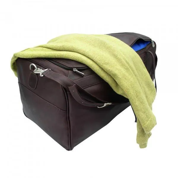 Piel Leather Traveler's Select Large Duffel Bag