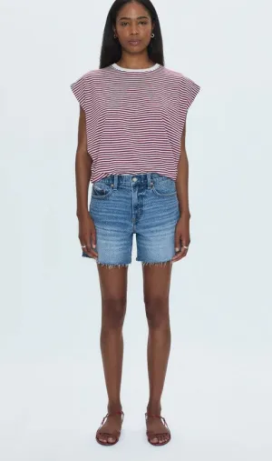 Pistola Kennedy Relazed Mid Rise Cut Off Shorts - Central Vintage
