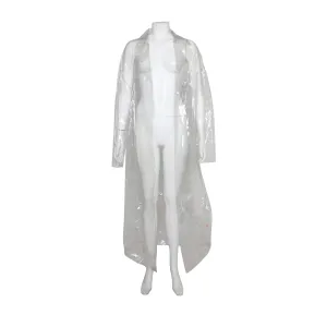 PLASTIC 'TIRED OF THE SAME LOOK' COAT