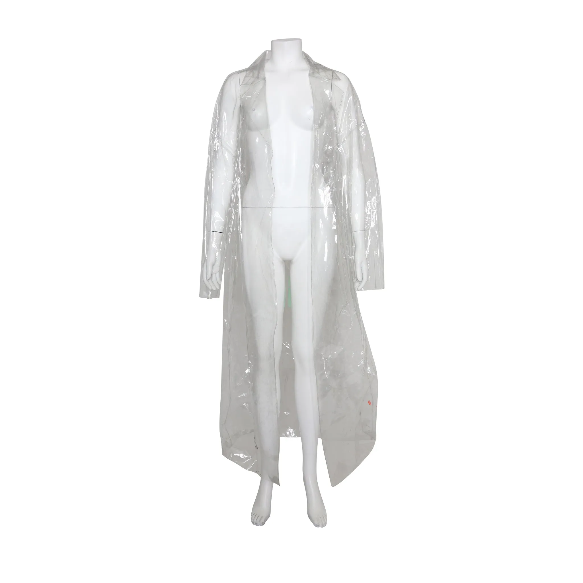 PLASTIC 'TIRED OF THE SAME LOOK' COAT