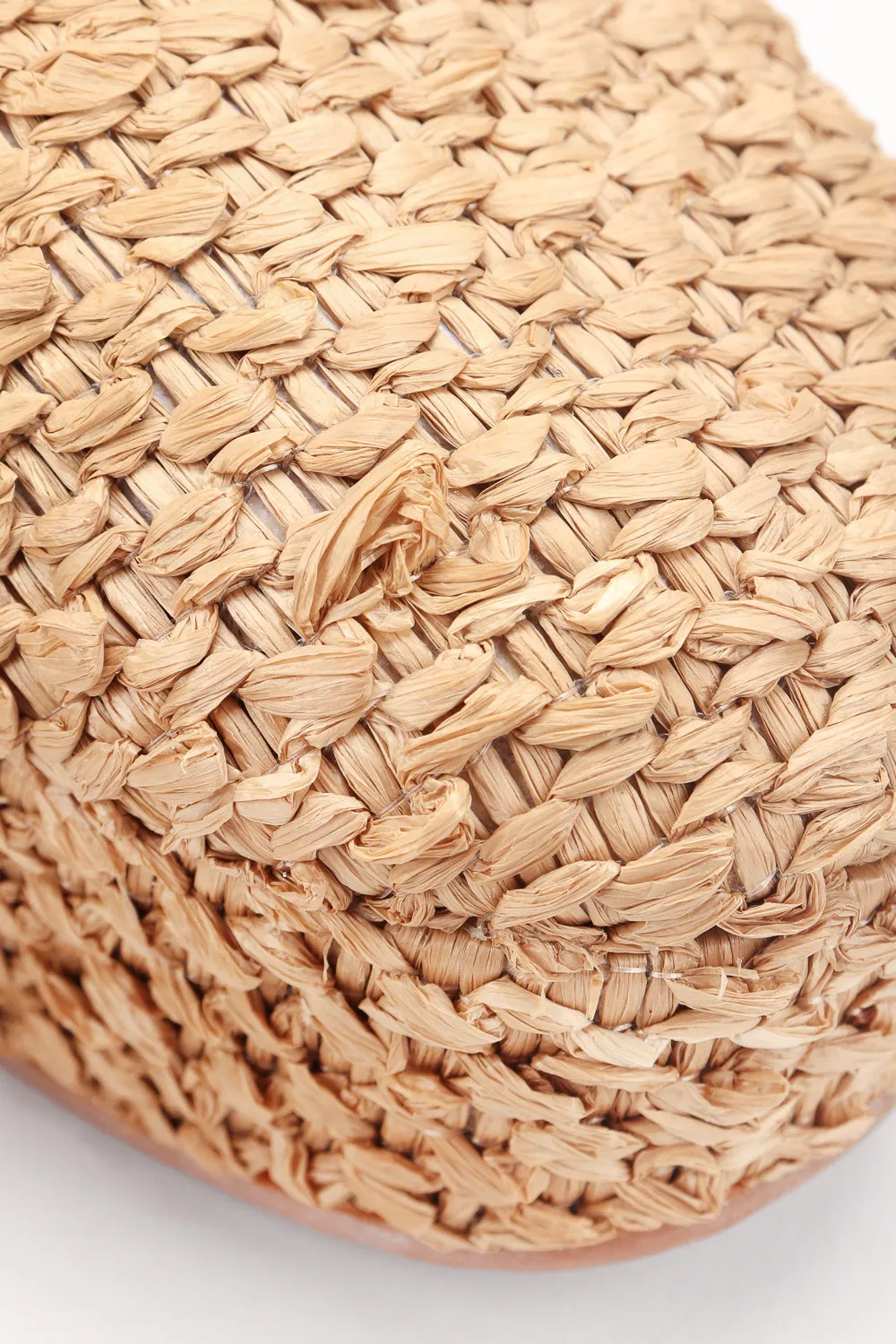 Platform Raffia Clogs