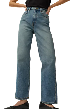 Plein High Straight in Vista Blue