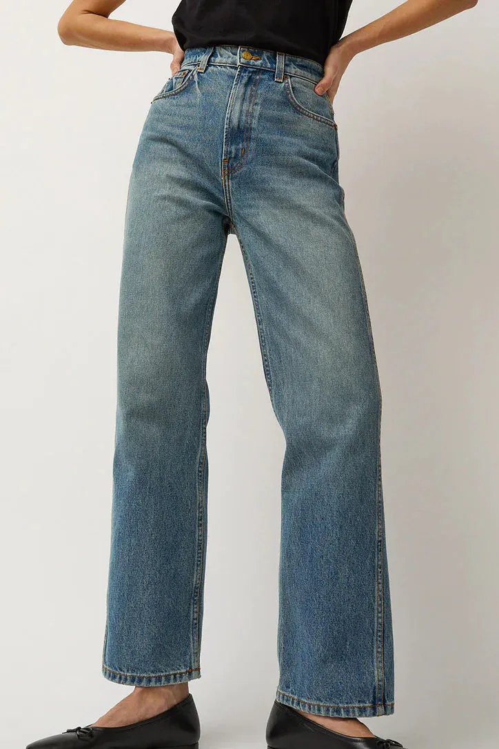 Plein High Straight in Vista Blue