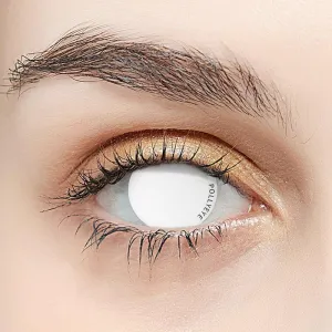Pollyeye Blind Dead Silence White Colored Contact Lenses