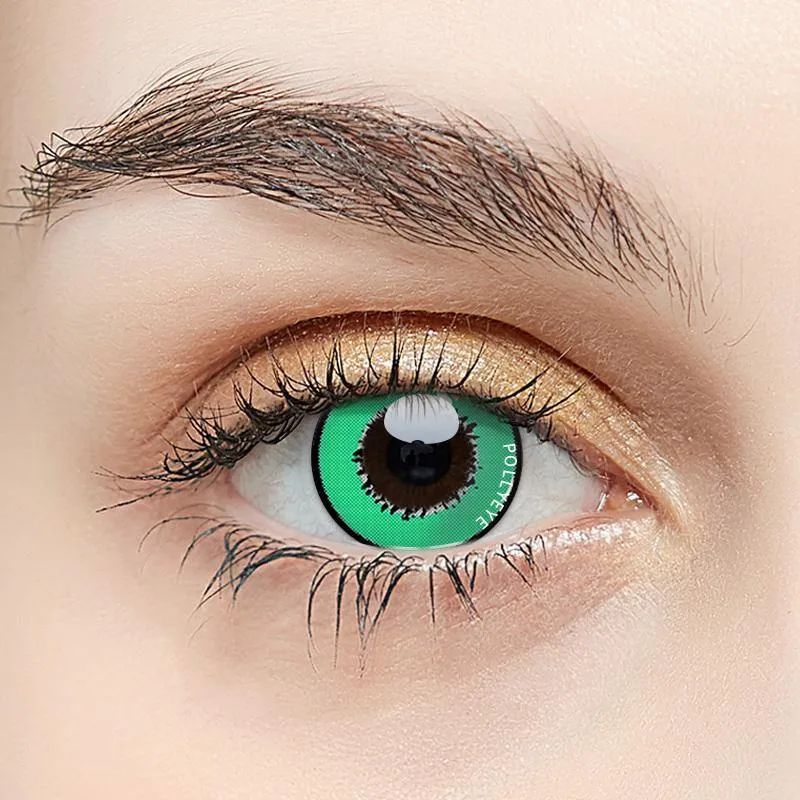 Pollyeye Element Green Colored Contact Lenses