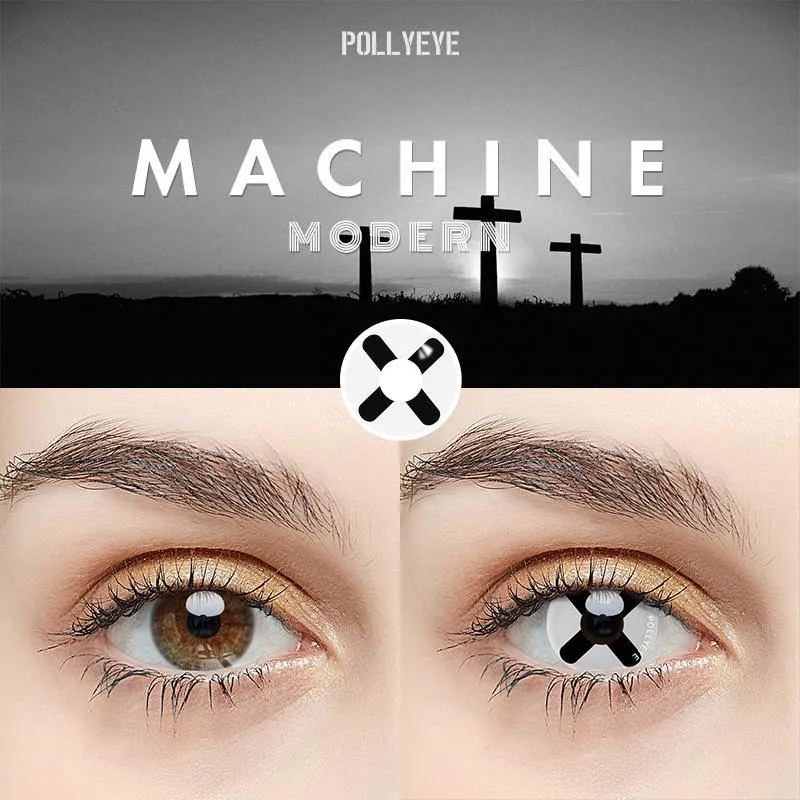 Pollyeye Modern Machine Colored Contact Lenses