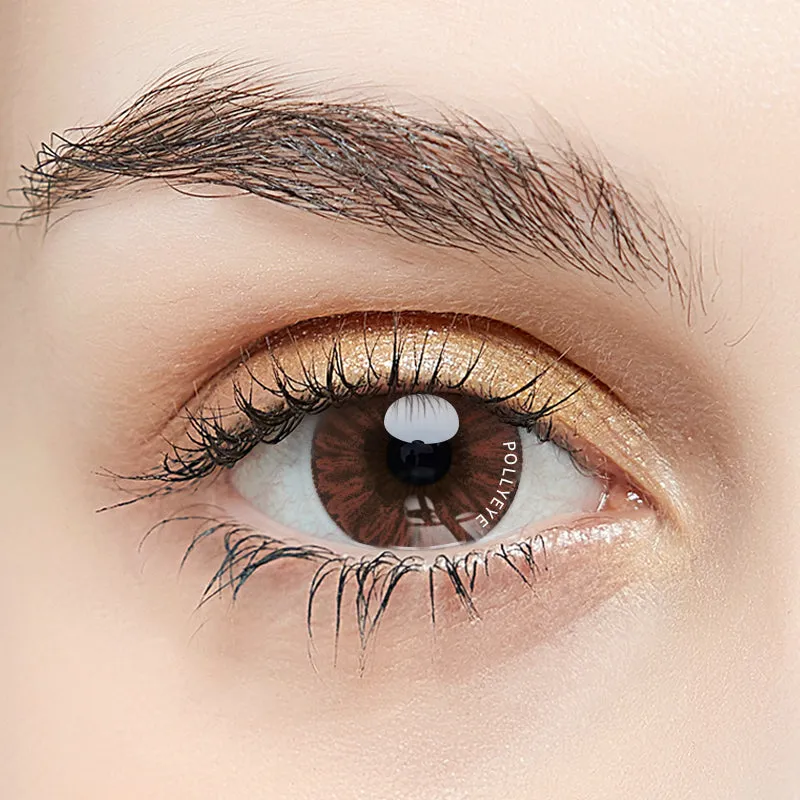 Pollyeye SunKiss Choco  Colored Contact Lenses