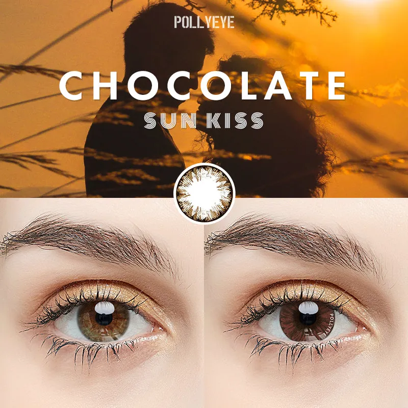 Pollyeye SunKiss Choco  Colored Contact Lenses