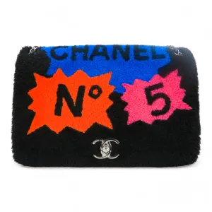 Pop Art No.5 Shearling Maxi Flap Bag