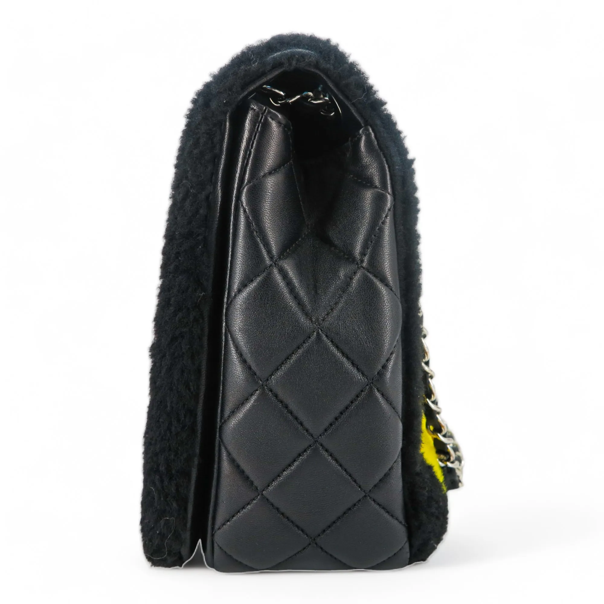 Pop Art No.5 Shearling Maxi Flap Bag