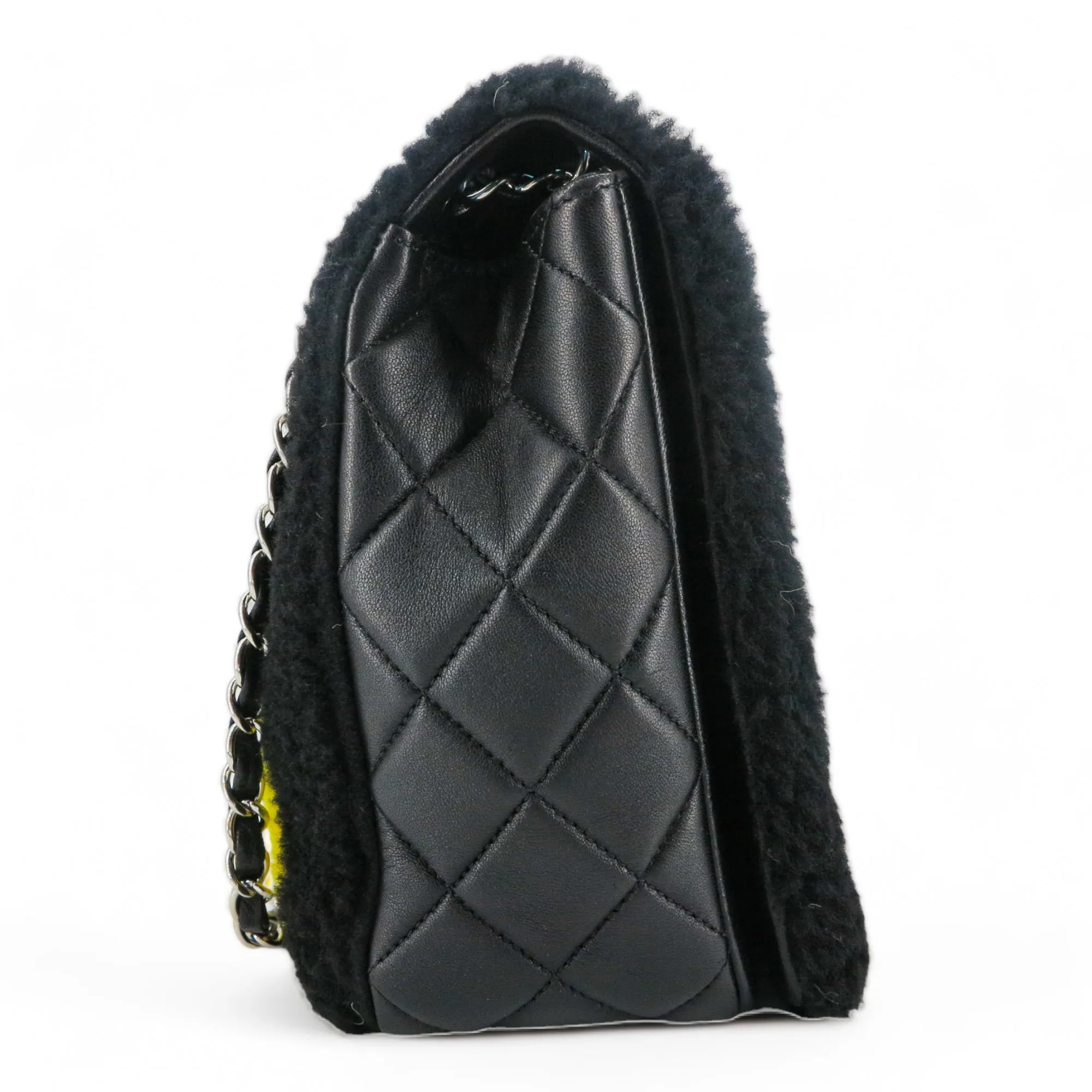 Pop Art No.5 Shearling Maxi Flap Bag