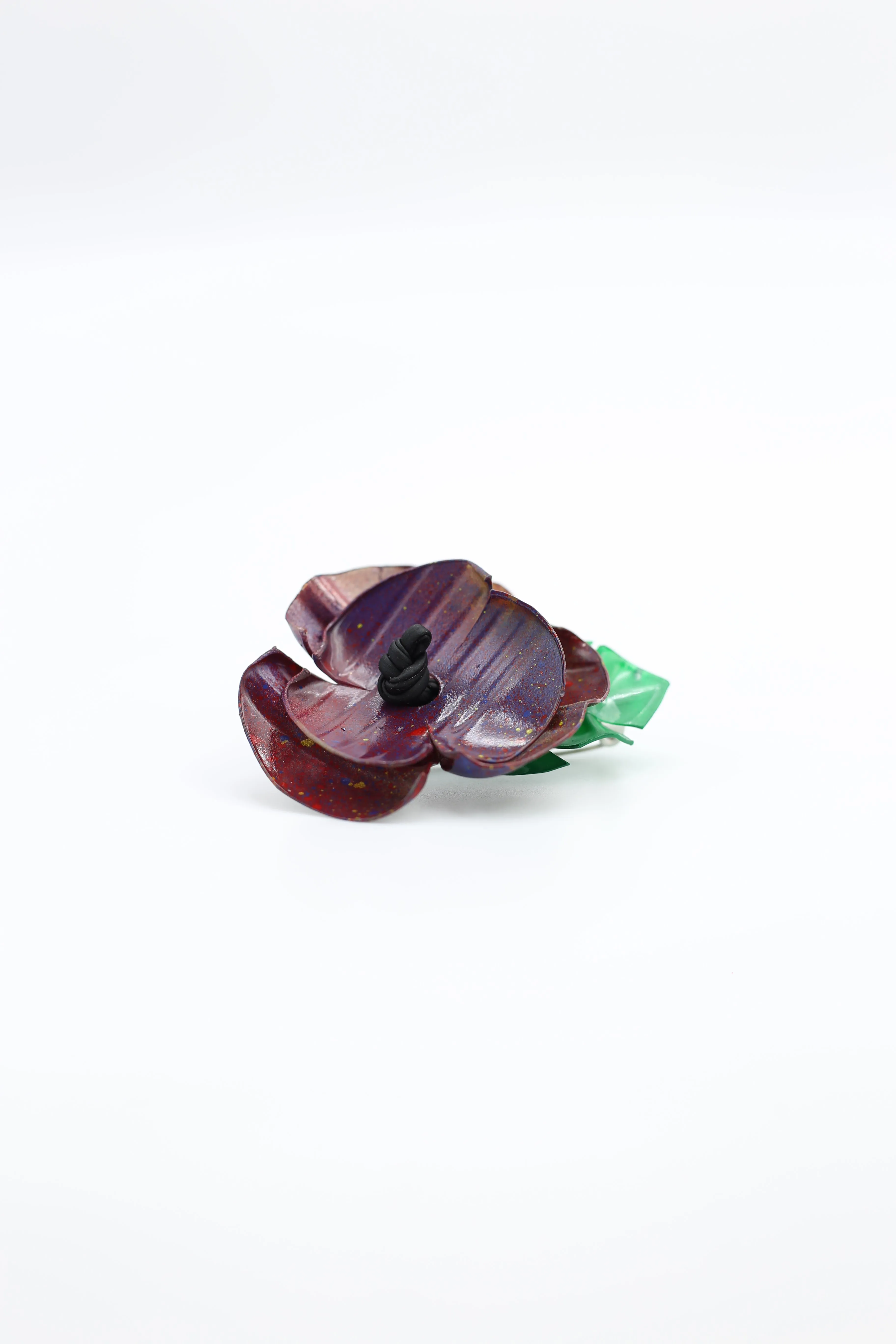 Poppy Flower Brooches