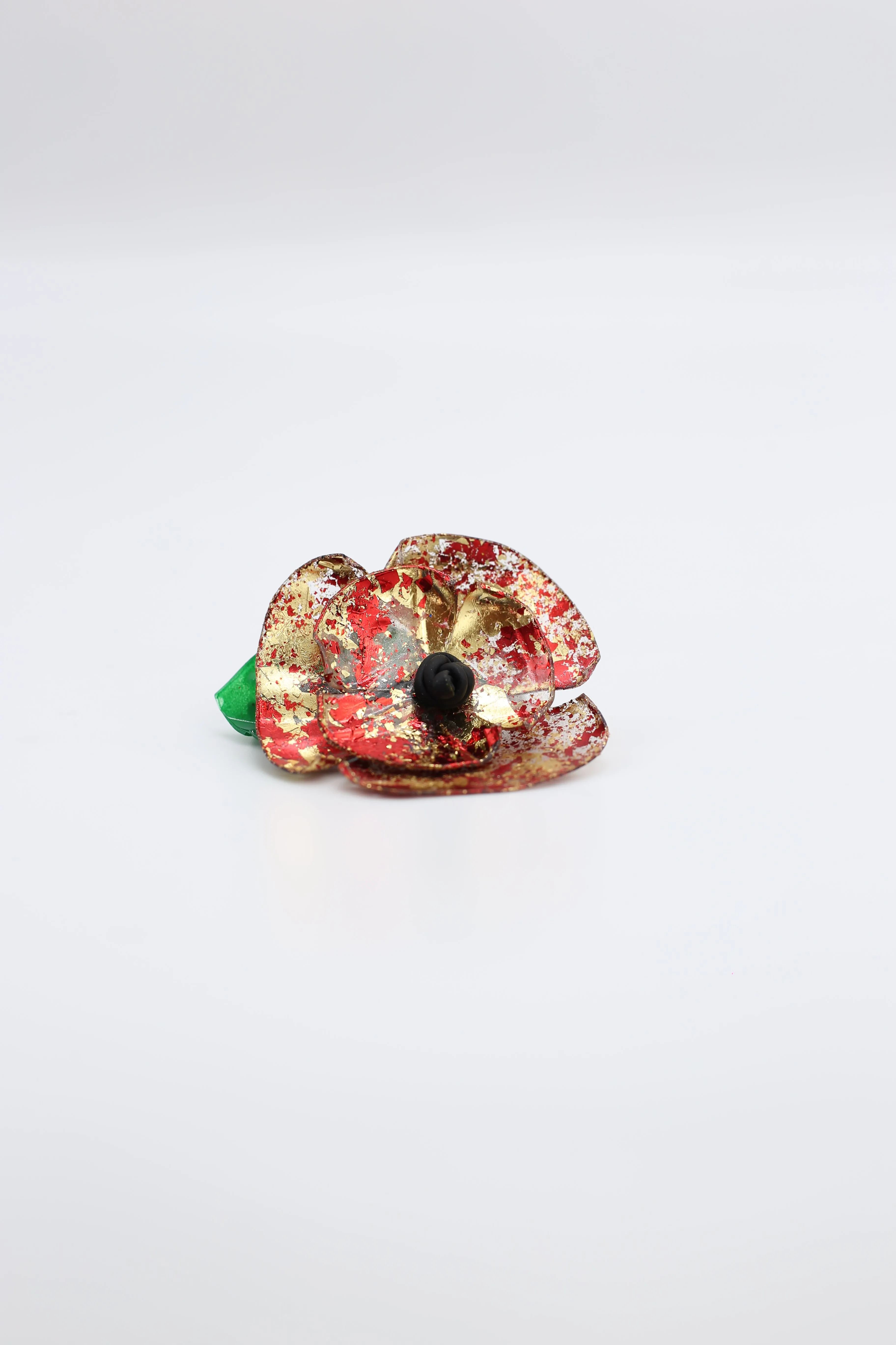 Poppy Flower Brooches