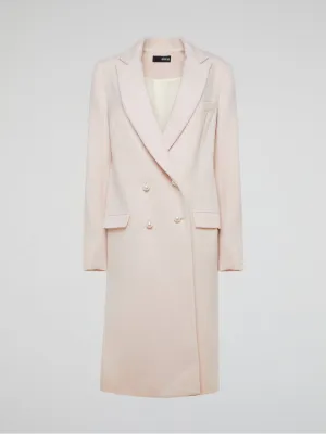 Powder Pink Trench Coat