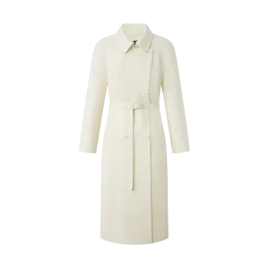 PRISTINE WHITE TRENCH