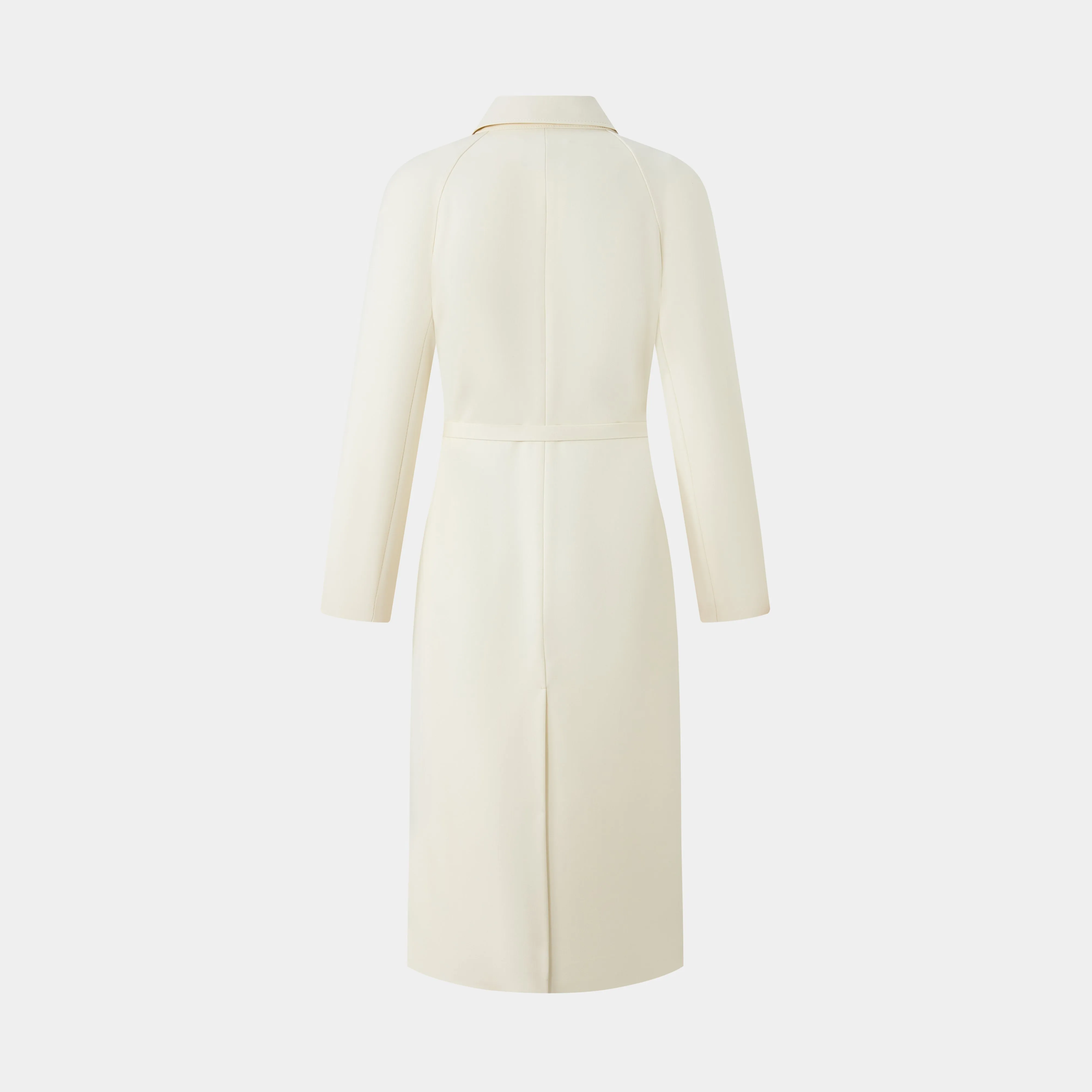 PRISTINE WHITE TRENCH