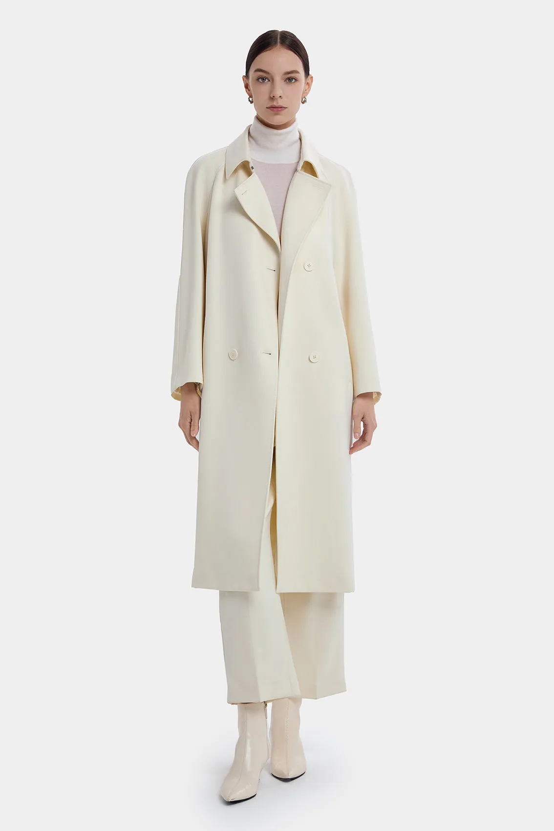 PRISTINE WHITE TRENCH
