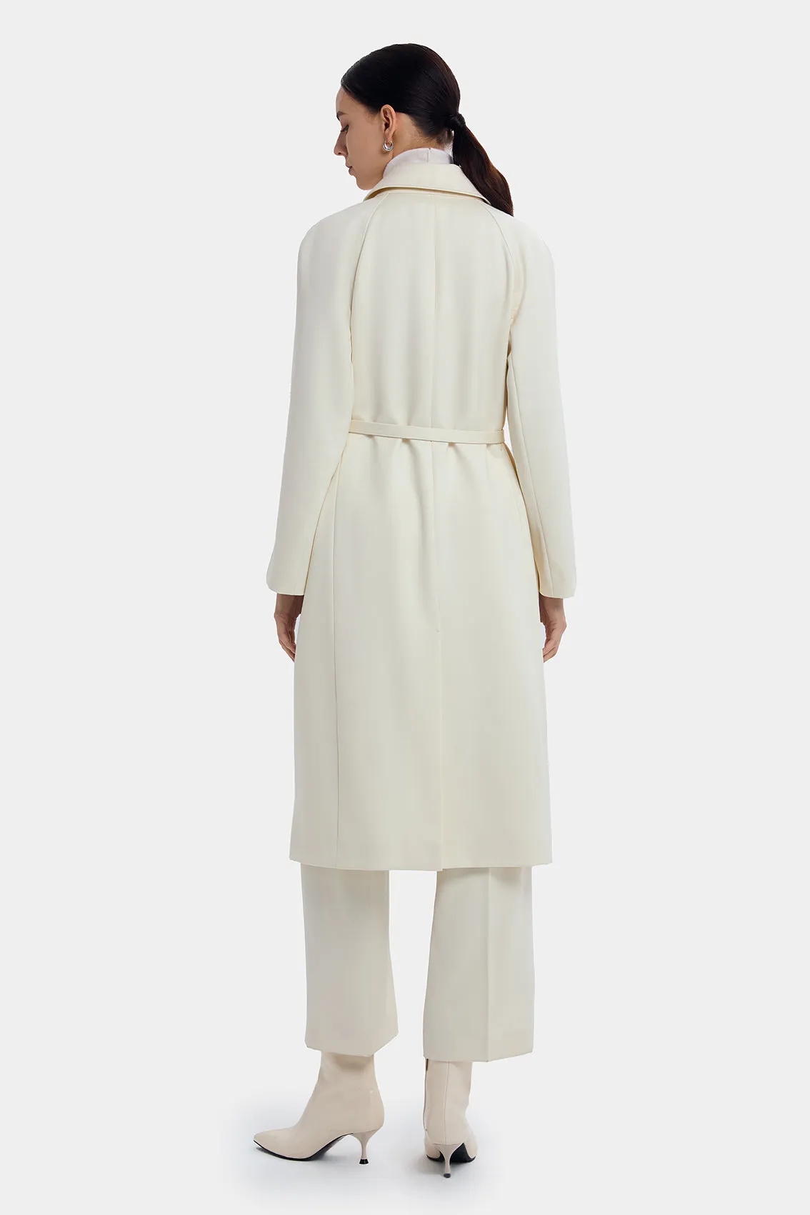 PRISTINE WHITE TRENCH