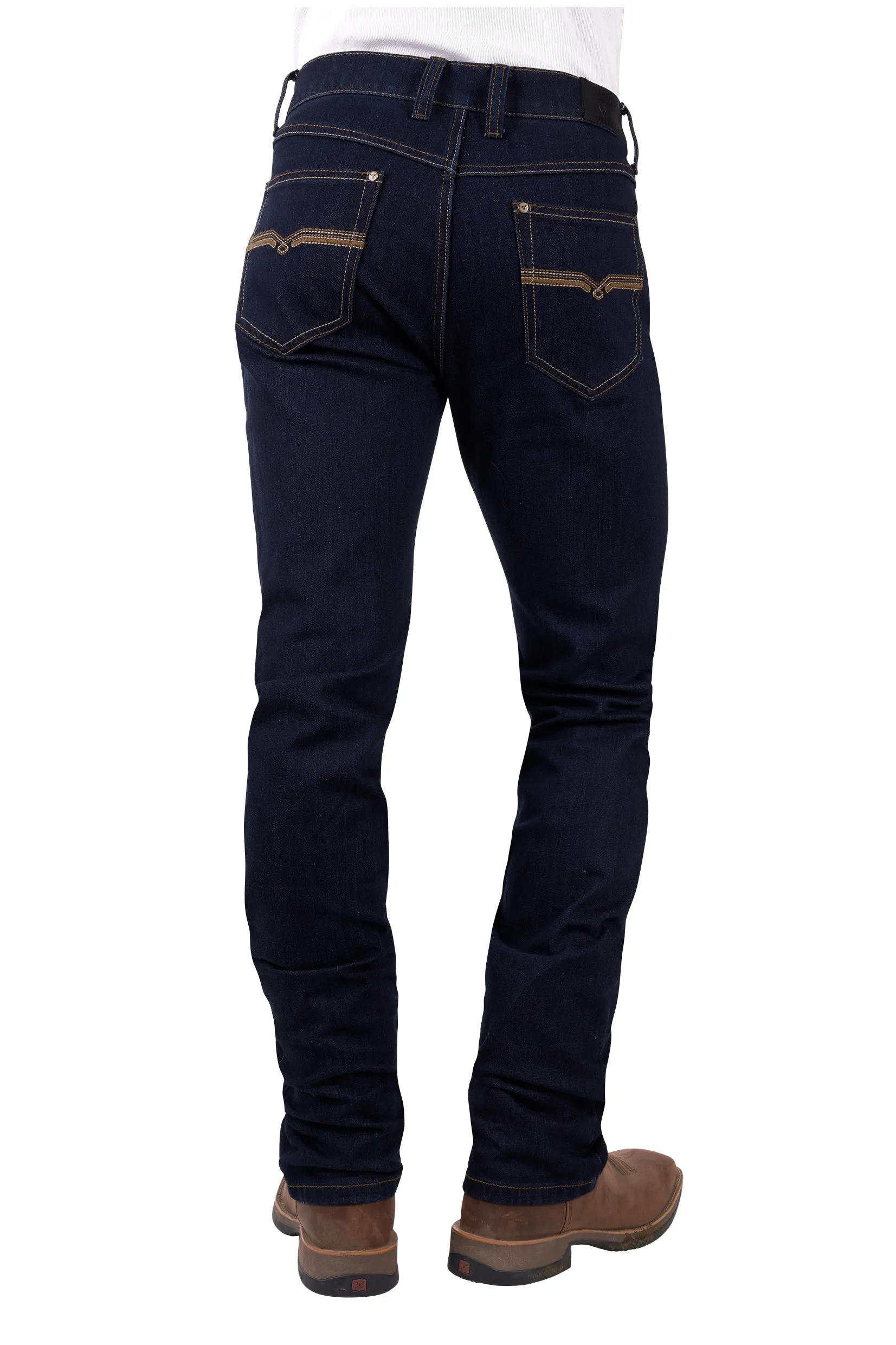 Pure Western Mens Hawkins Straight Leg Jean - Indigo - 34" Leg
