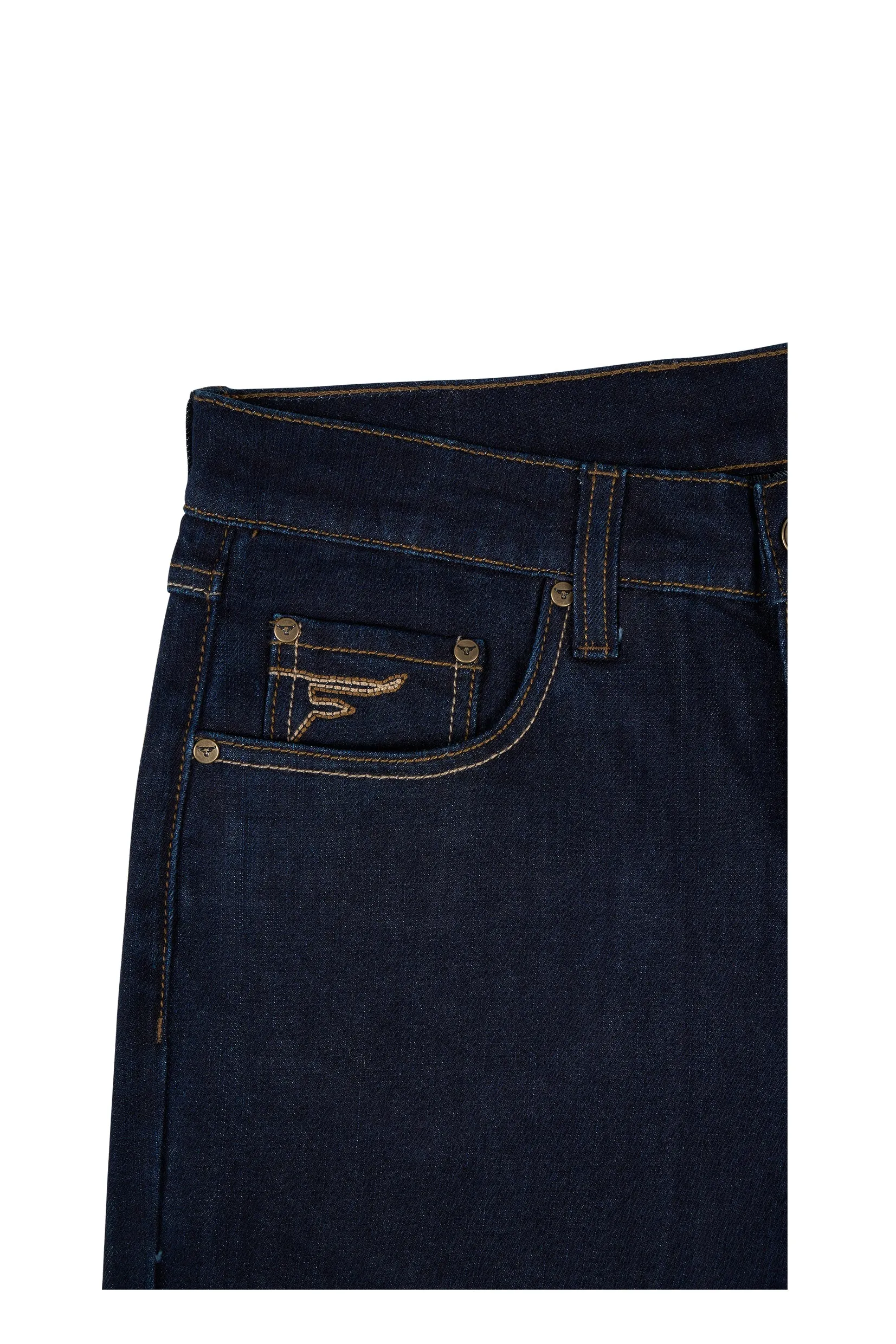 Pure Western Mens Hawkins Straight Leg Jean - Indigo - 34" Leg