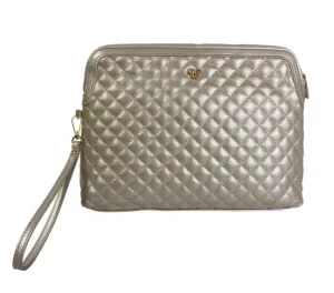 Pursen Carryall Pouch - Pearl Quilted