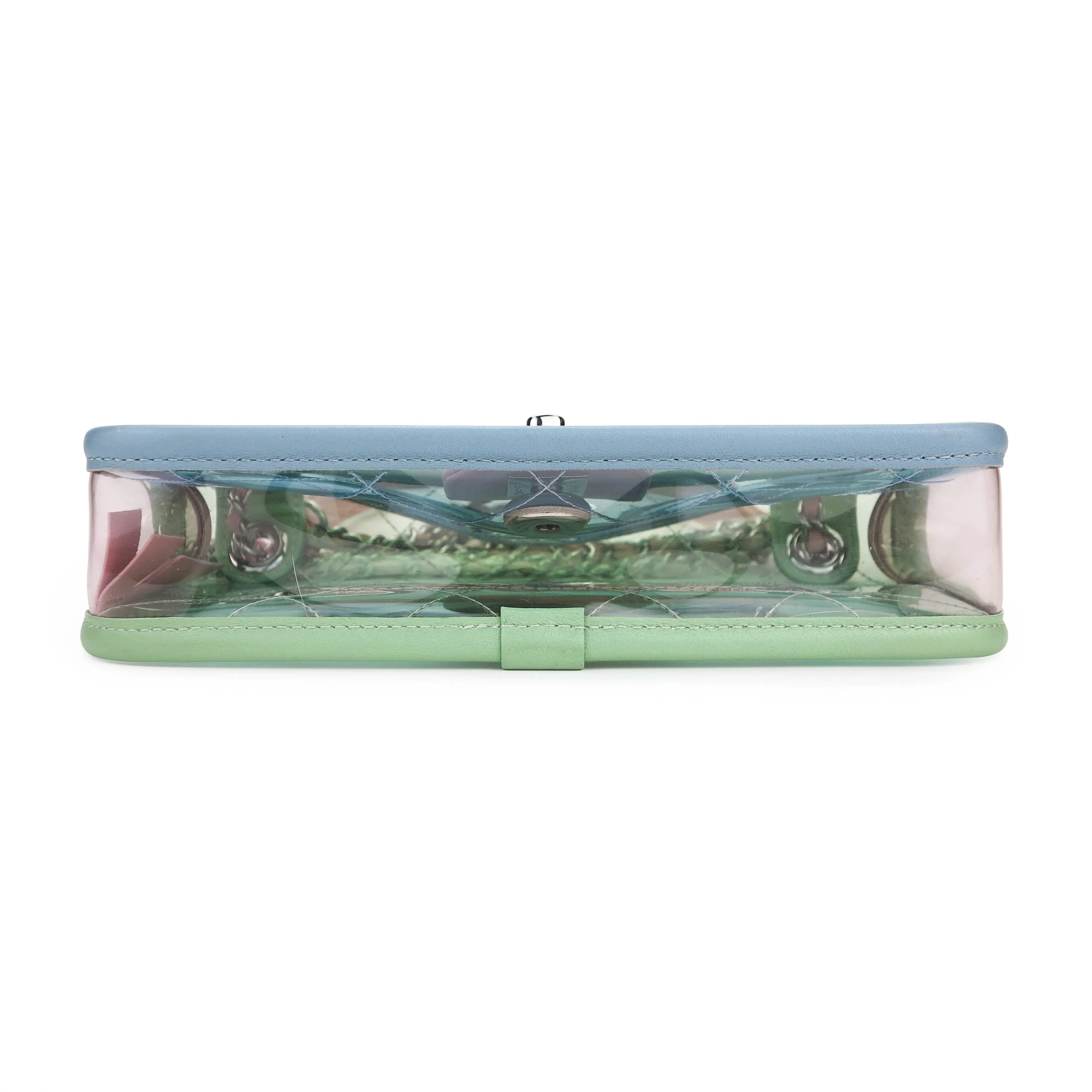 PVC Coco Splash Multicolor  Mini Flap Bag