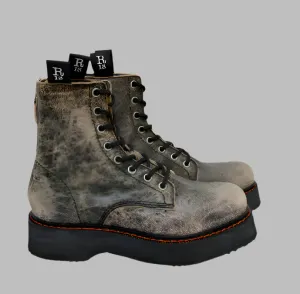 R13 Single Stack Boots (w/ Visible Grommets = 8)