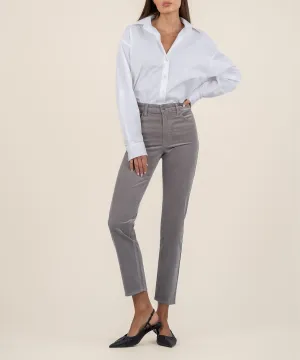 Rachael Corduroy Mom Jean, Long - FINAL SALE