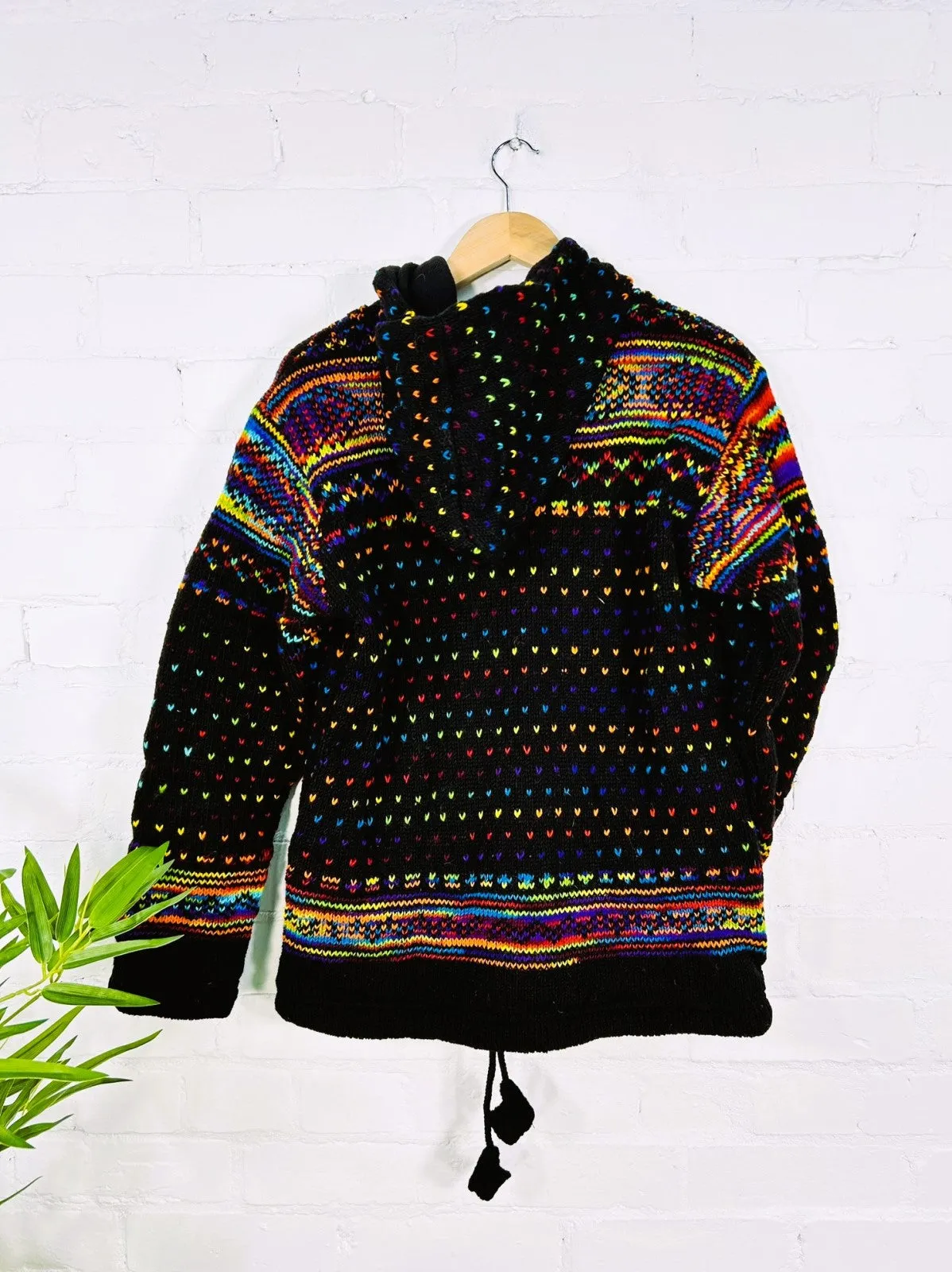Rainbow Speckle Knitted Jacket