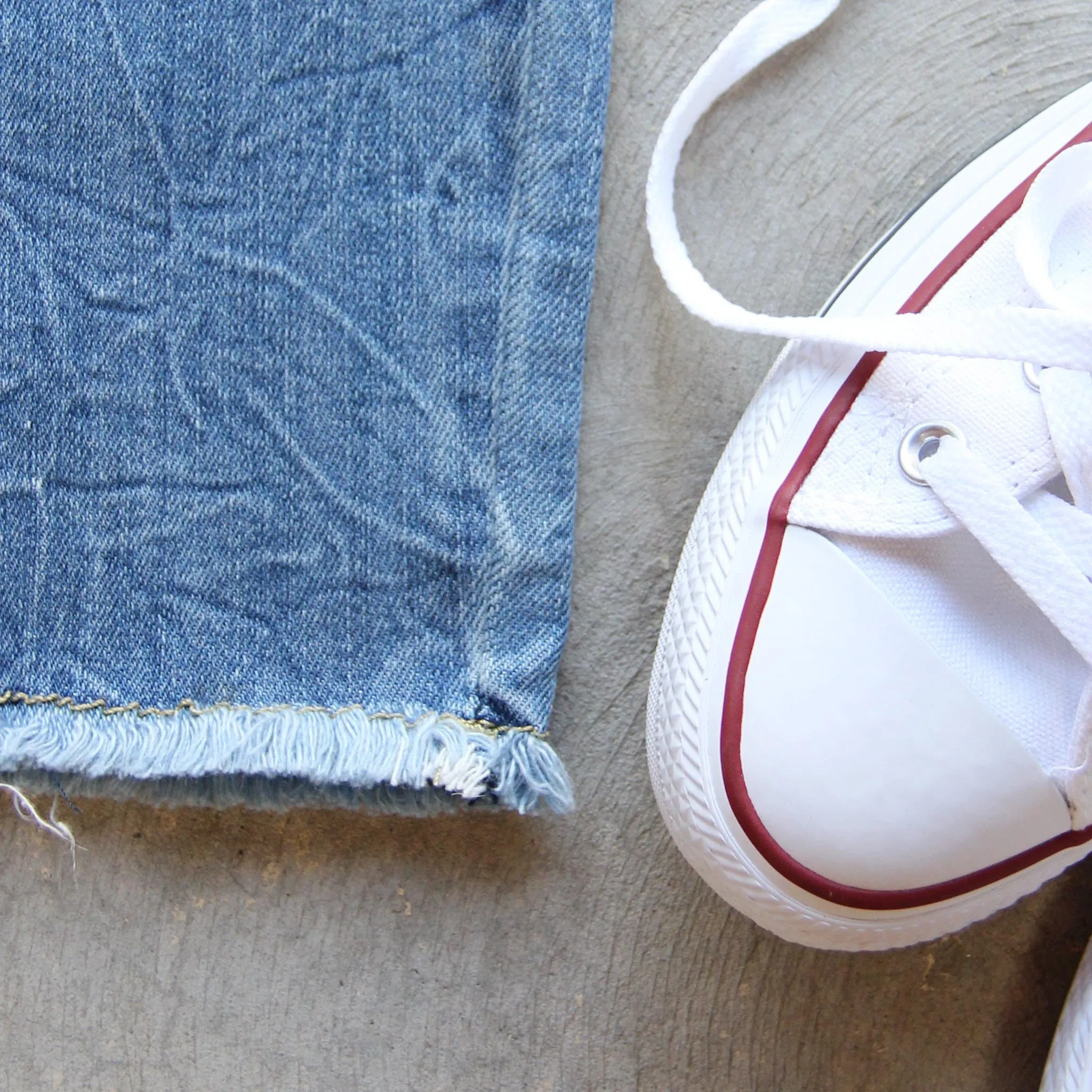 Raw Hem Skinnies