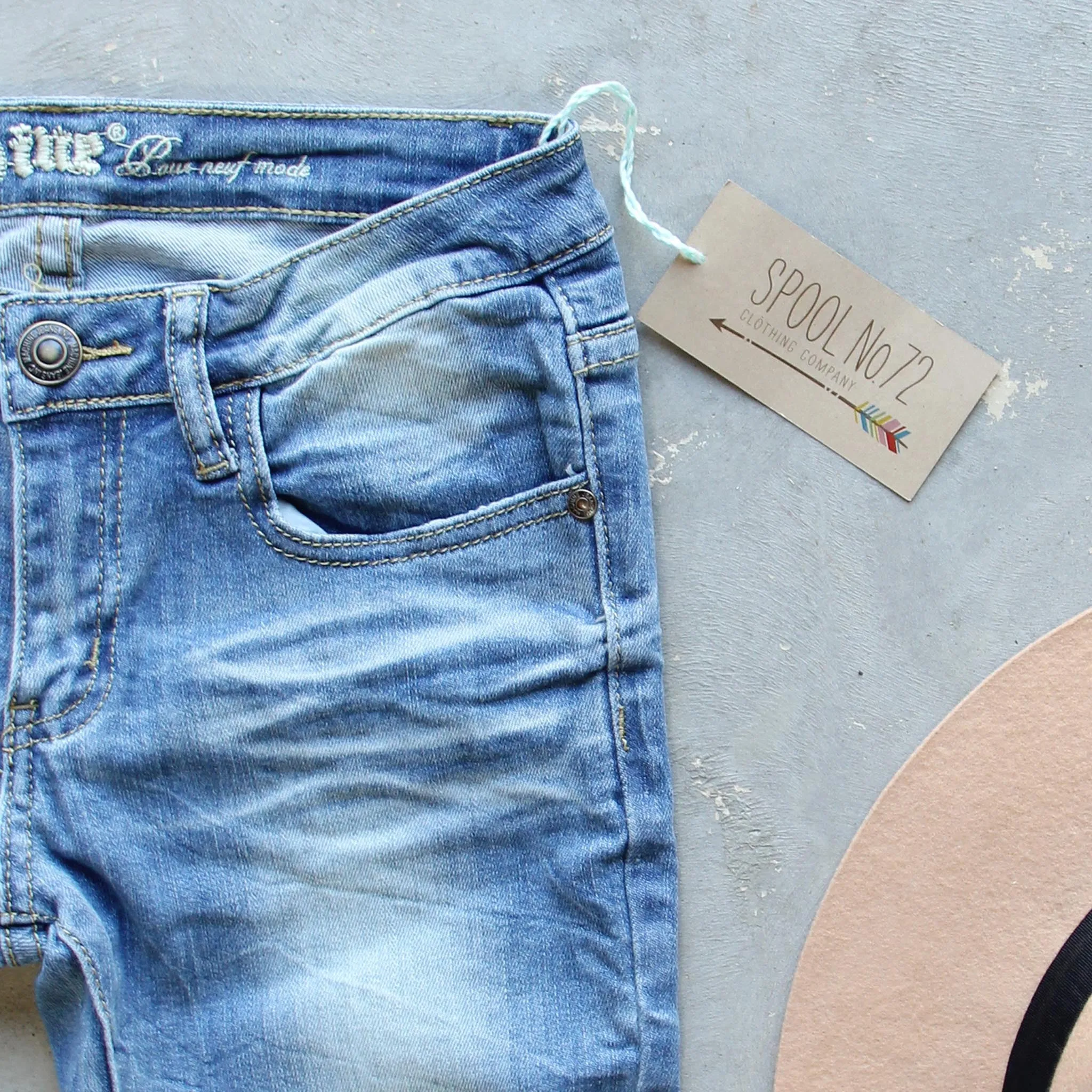 Raw Hem Skinnies