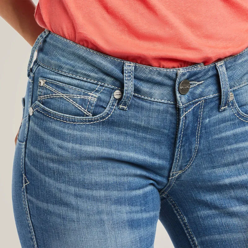 R.E.A.L. Woman's Mid Rise Allessandra Boot Cut Jean | 10040796