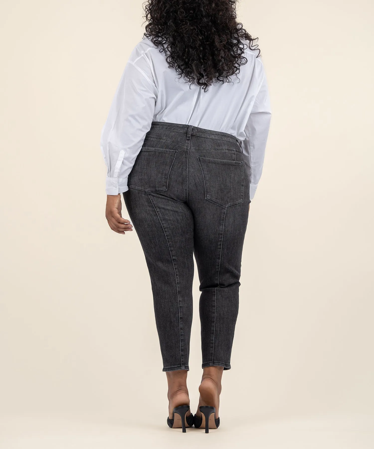 Reese High Rise Ankle Straight, Plus