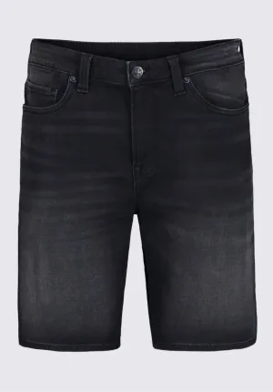 Relaxed Straight Dean Men's Freedom Flex Denim Shorts, Black - BM22965
