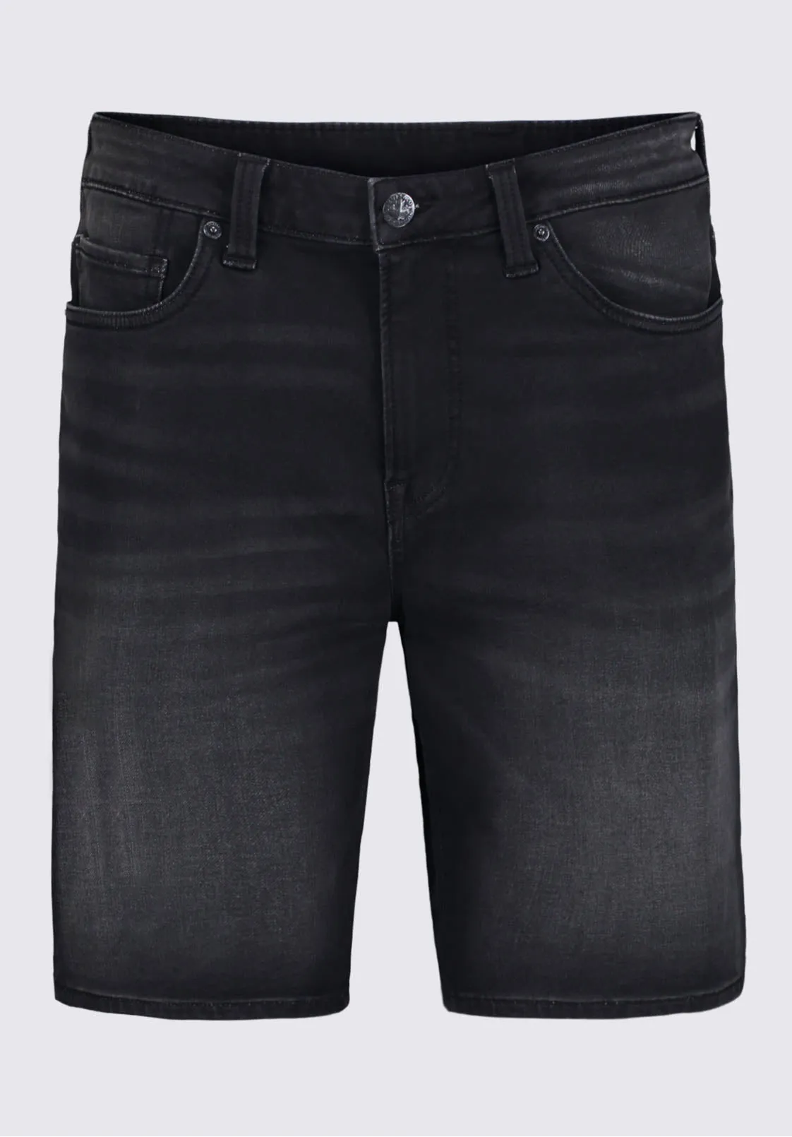 Relaxed Straight Dean Men's Freedom Flex Denim Shorts, Black - BM22965