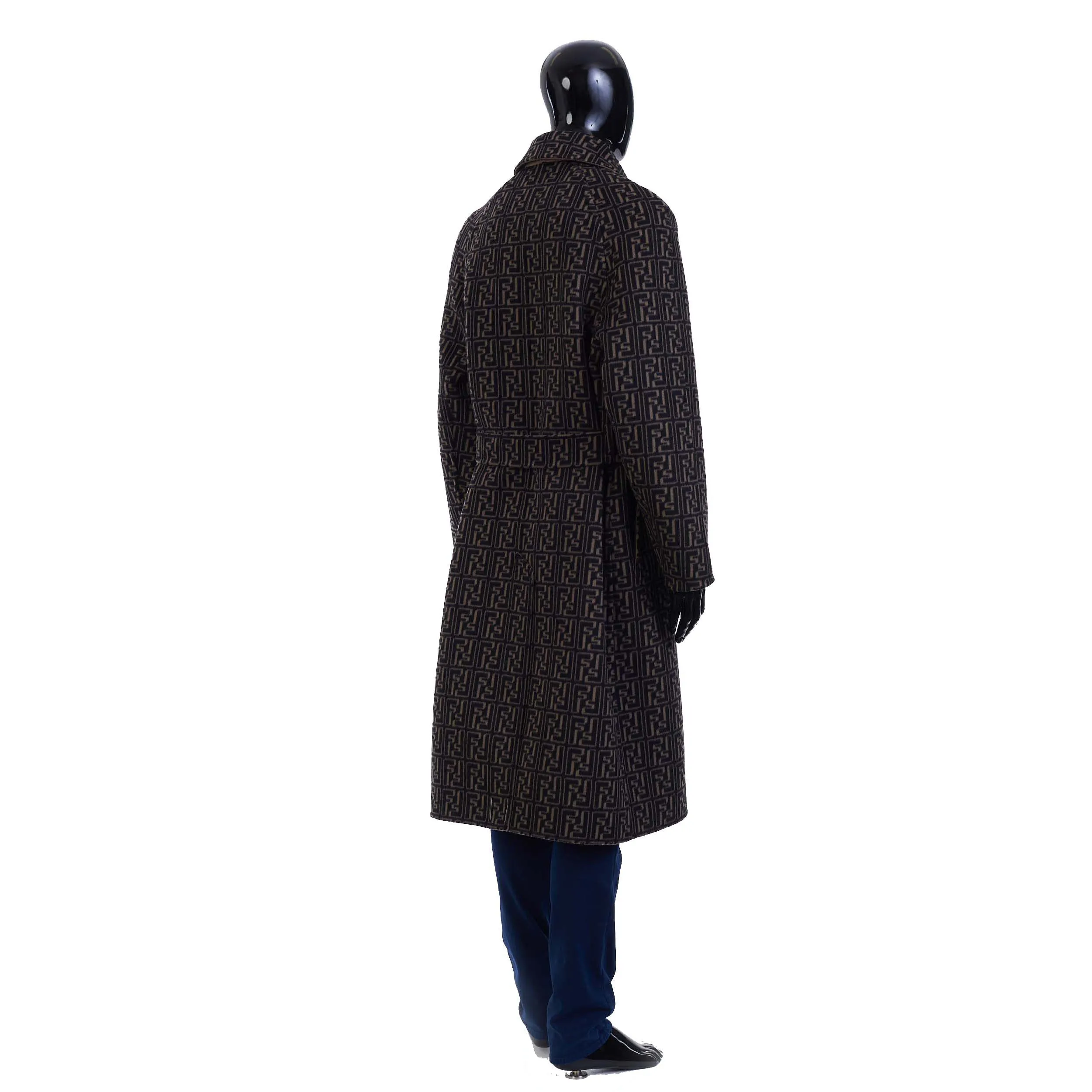 Reversible Beige Wool Trench Coat