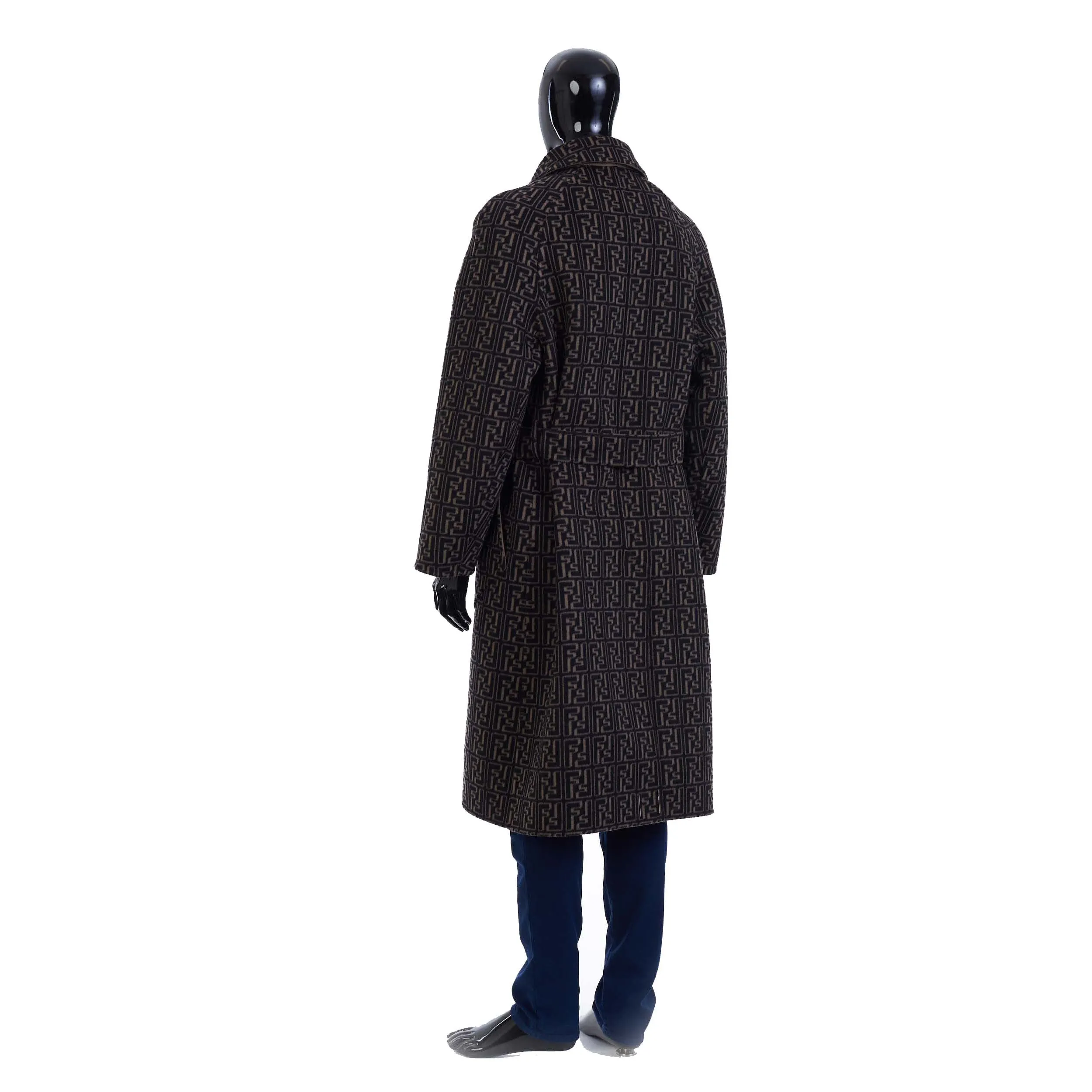 Reversible Beige Wool Trench Coat