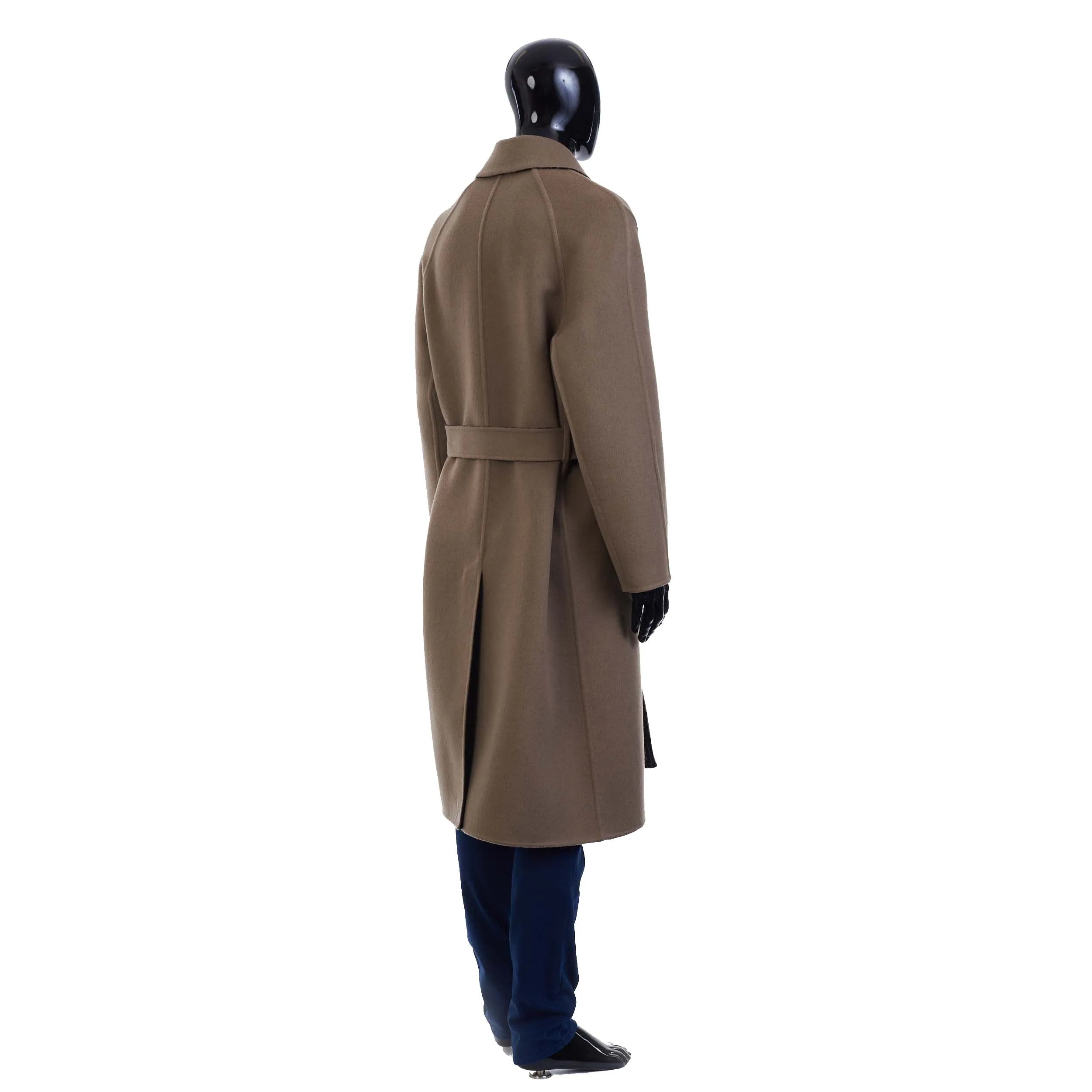 Reversible Beige Wool Trench Coat