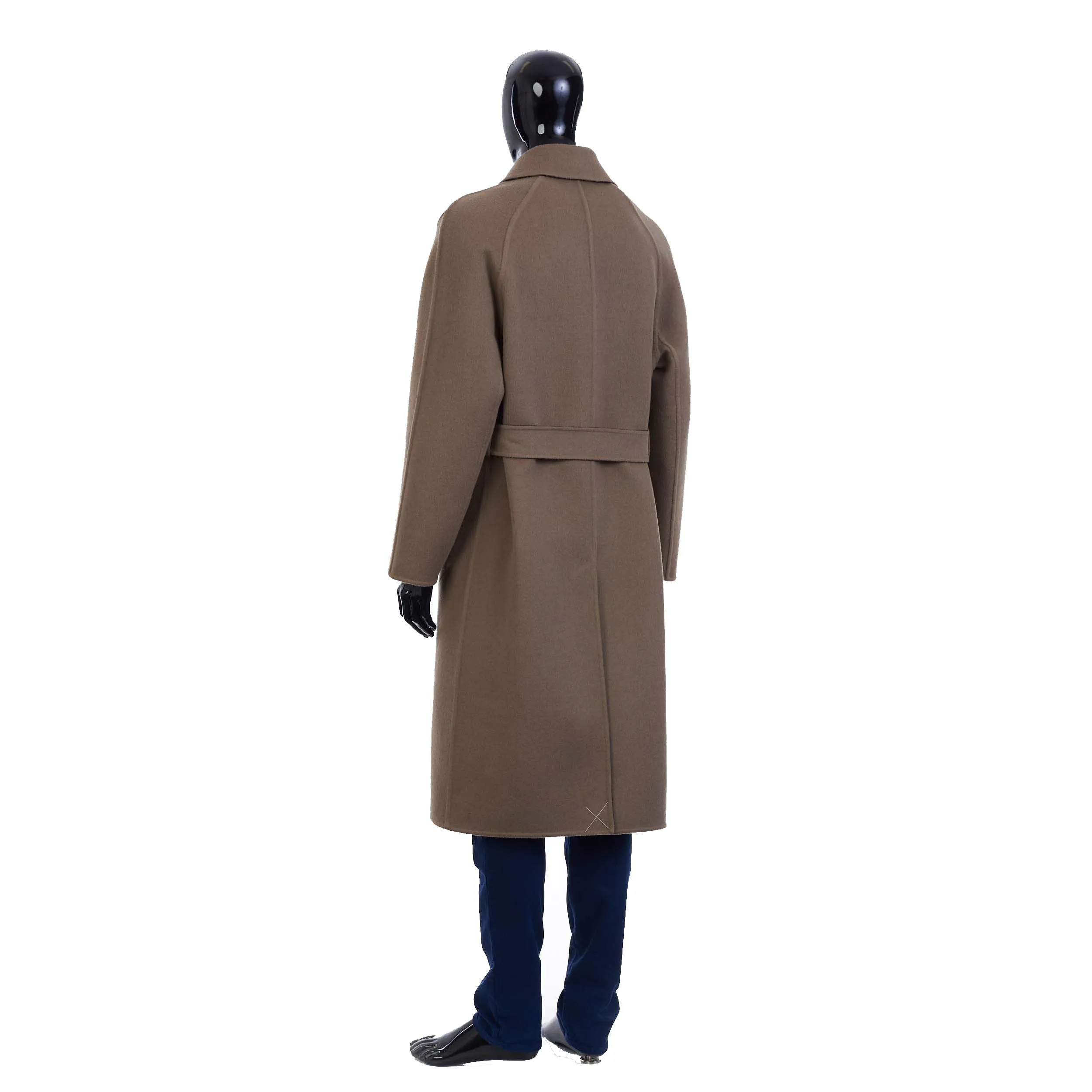 Reversible Beige Wool Trench Coat