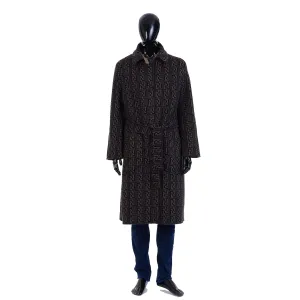 Reversible Beige Wool Trench Coat